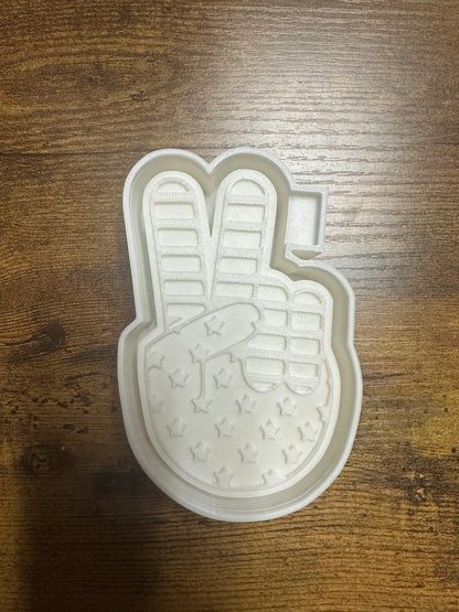 Patriotic Peace Hand